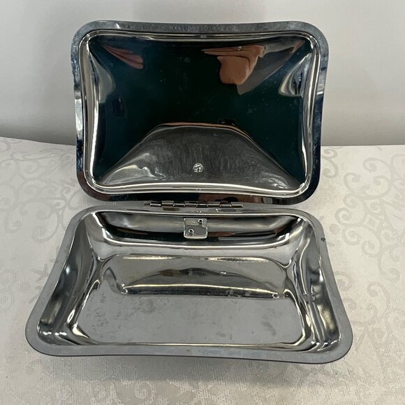 Vintage  Irvinware Lion Silent Butler Crumb Catcher Wooden Handle - Picture 5 of 8